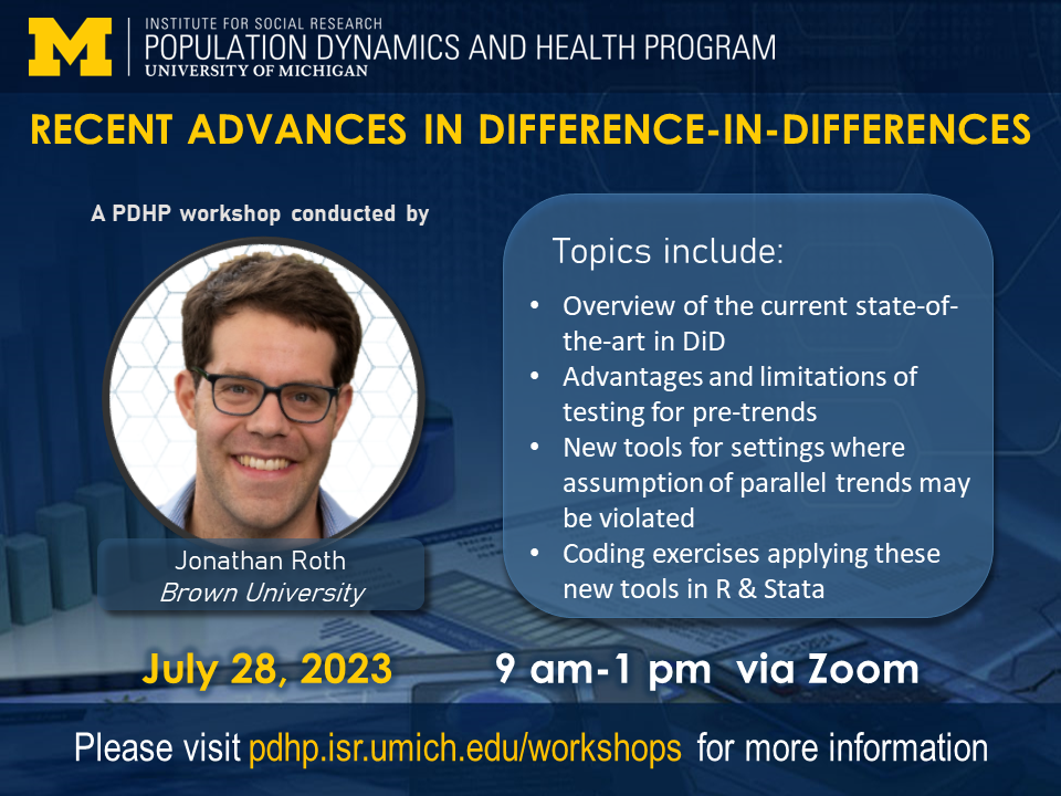 Differerence in Differences Workshop with Jonathan Roth